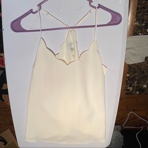 J.Crew Scallop Tank